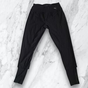 Puma Dry Cell Lux Mesh Black Double Layer Leggings Small